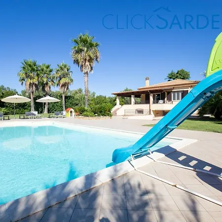 Clicksardegna Paradiso With Swimming Pool Large Garden And Tennis Court