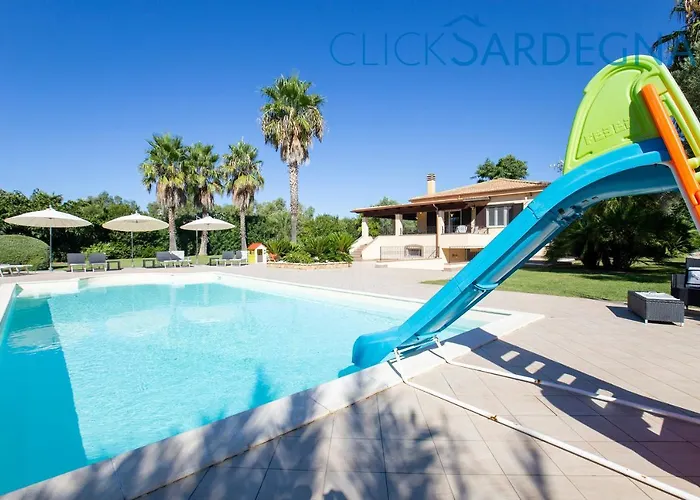 Clicksardegna Paradiso With Swimming Pool Large Garden And Tennis Court