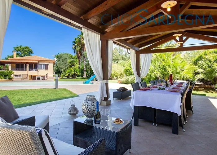 Clicksardegna Paradiso With Swimming Pool Large Garden And Tennis Court Alghero