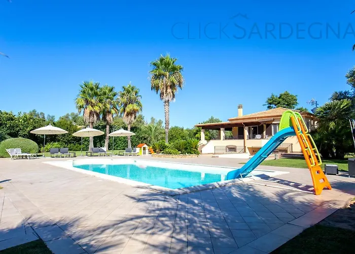 Clicksardegna Paradiso With Swimming Pool Large Garden And Tennis Court Villa *