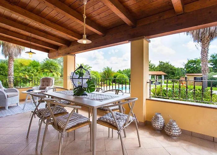 Villa Clicksardegna Paradiso With Swimming Pool Large Garden And Tennis Court